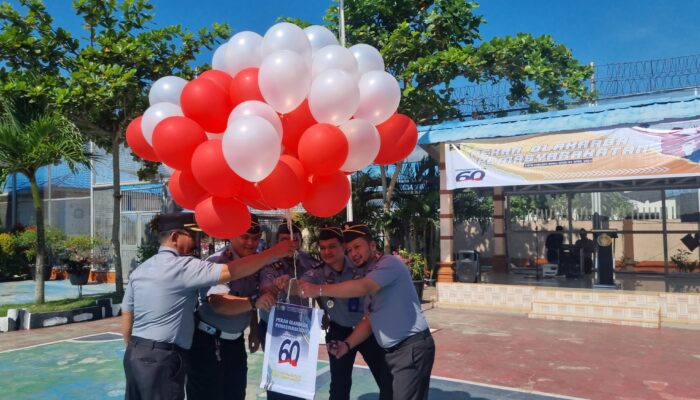 Peringati HBP Ke-60, Lapas Gelar Upacara