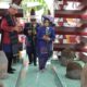 Wali Kota Susanti Dewayani (dua kanan) ziarah ke Jerat Raja Sang Naualuh Damanik, Jl. Pamatang, Rabu (24/4) dalam rangkaian peringatan Hari Jadi ke-153 Pematangsiantar dan Haul ke-110 Raja Sangnaualuh Damanik.(Waspada-Edoard Sinaga).