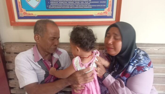 Lewat Bantuan Polisi, Nurhazizah Akhirnya Bertemu Sang Anak