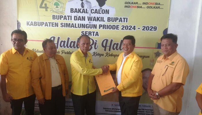 Siap Maju Di Pilkada Simalungun 2024, Radiapoh Daftar Ke Golkar Tanpa Wakil