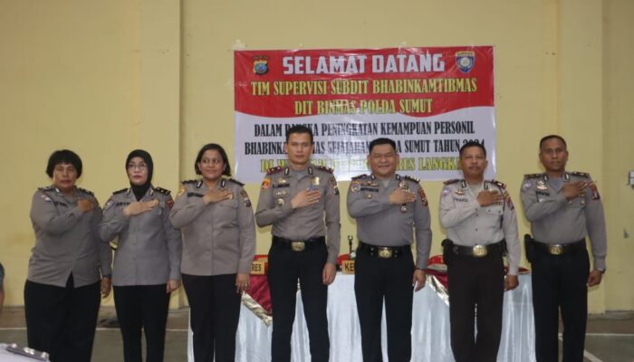 Tim Supervisi Dit Binmas Polda Sumut Kunjungi Polres Langkat 