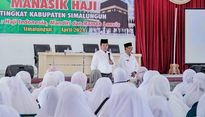 Bupati Dan Wabup Simalungun Kompak Hadiri Giat Manasik Haji