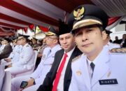 Pj Bupati Agara Hadiri Upacara Otda XXVIII Di Surabaya