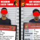 Dua dari tiga pelaku pengeroyokan yang menyerahkan diri diamankan di Polres Aceh Timur, Rabu (3/4). Waspada/Ist.