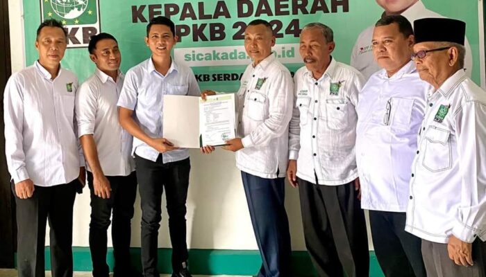 Mundur Dari Kades, Gagal Caleg, Zoefri Daftar Balon Wabup Sergai