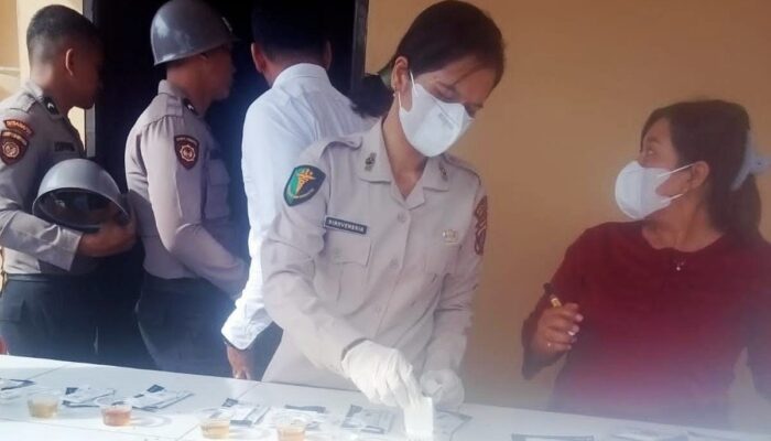 Tes Urine Dadakan, Internal Polres Simalungun Bersih Narkoba