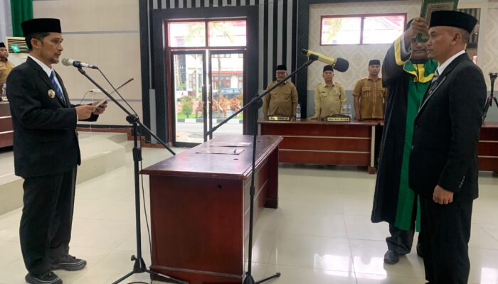 Pj Bupati Agara Lantik Syukur Selamat Jadi Kepala BPKD
