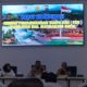 Kapolres Madina, AKBP Arie Paloh bersama Wakil Bupati Madina, Atika Azmi Nasution saat Rakor dengan Forkopimda terkait PETI Kotanopan di Polres Madina, Rabu (3/4).(Waspada/Ist).