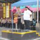 Kapolres Agara, AKBP R Doni Sumarsono didamping Sekda, Yusrizal saat memimpin Apel Gelar Pasukan Operasi Ketupat, 2024.Waspada/Seh Muhammad Amin