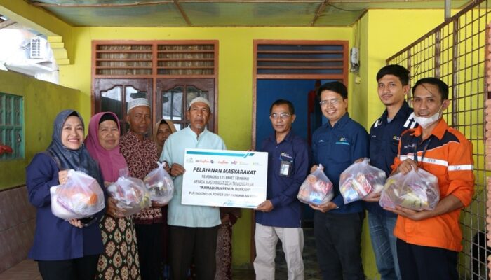 PLN IP UBP Salurkan 125 Paket Sembako Buat Warga Miskin