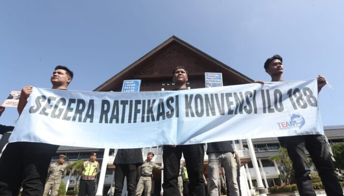 Koalisi Tim 9 Desak Pemerintah Rafitikasi Konvensi ILO C 188