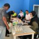 Polres Sibolga dan instansi terkait test urine pengemudi angkutan umum yang berada di sekitar Areal Terminal Sibolga , Rabu (3/4). Waspada/ist