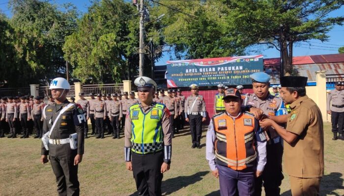 Apel Gelar Pasukan Operasi Ketupat Seulawah – 2024 Polres Sabang