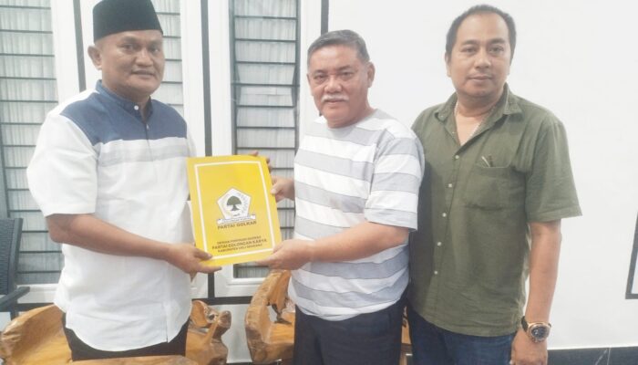 Bupati Petahana Yusuf Siregar Ambil Formulir Balon Bupati Deliserdang Dari Golkar