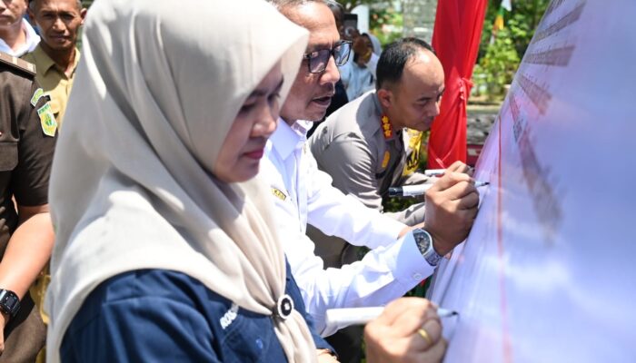 Asisten I Sekda Aceh Besar Hadiri Lauching KBN Di Gampong Cot Yang Kuta Baro