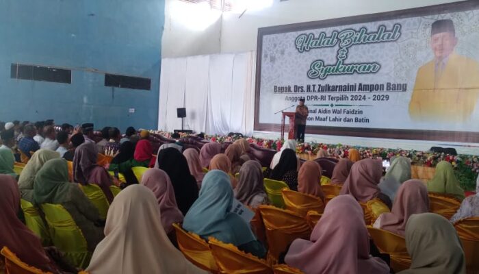 Ampong Bang Anggota DPR RI Terpilih Syukuran Di Alun Suka Makmue