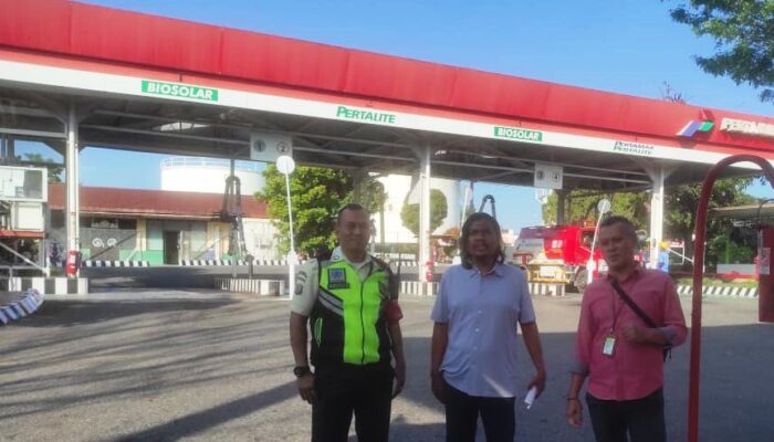 Cegah Kecurangan BBM, Polres P.Siantar Monitoring Pengisian BBM Di SPBU