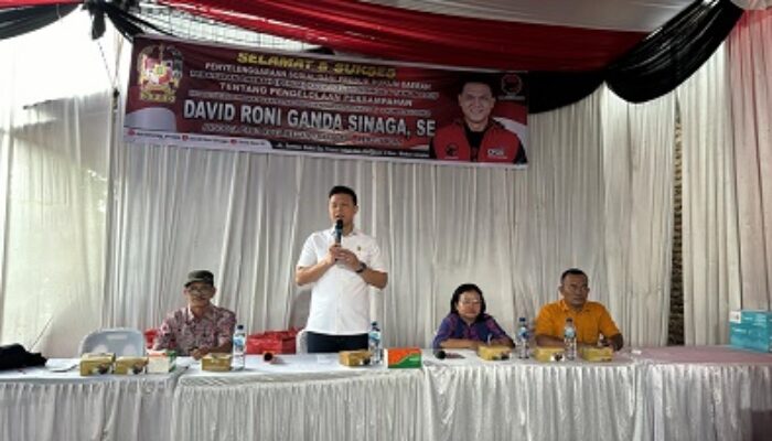David Roni Ganda Sinaga Ingatkan Warga Tidak Buang Sampah Sembarangan