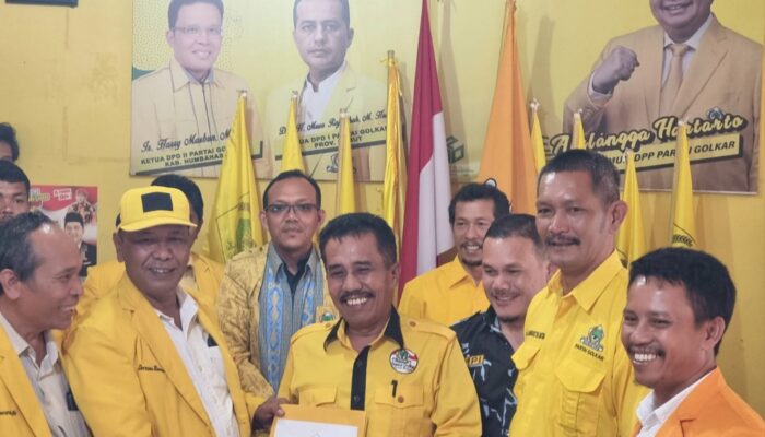 Bakal Calon Bupati Humbahas, Birma Sinaga Mendaftar Ke Partai Golkar