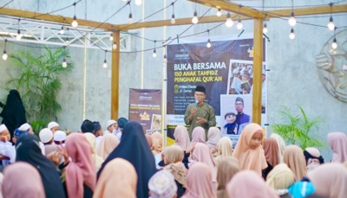 Jelang Idulfitri, Ratusan Anak Penghafal Quran Dihibur Komunitas sedekah di Medan