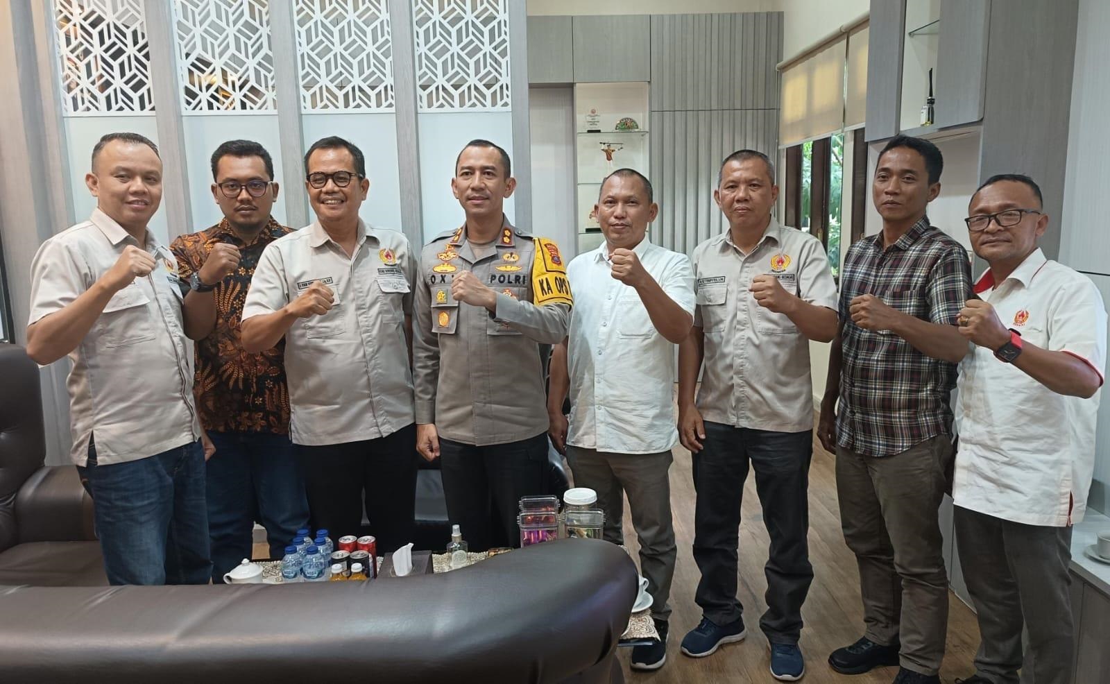 Kapolres Komitmen Dukung KONI Sergai