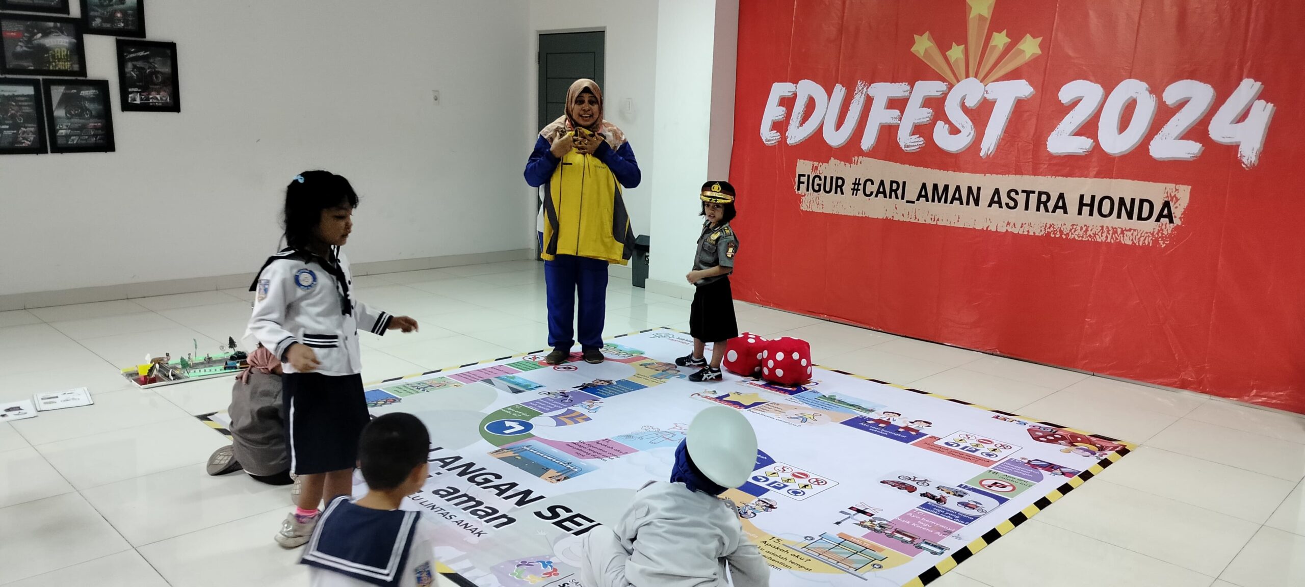 Edufest Figur #Cari_Aman, Tanam Etika Berlalu Lintas Anak Usia Dini
