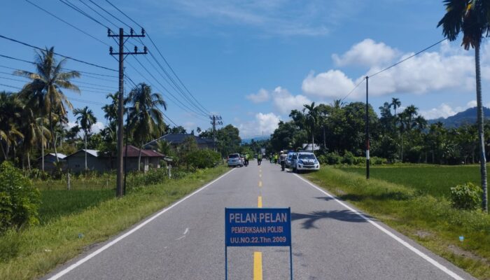 Satlantas Polres Abdya Gelar Patroli Hunting Lintas Rawan Lakalantas