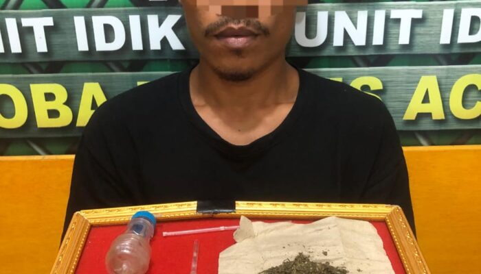 Satres Narkoba Polres Abdya Kembali Amankan Tersangka Pemilik Sabu 