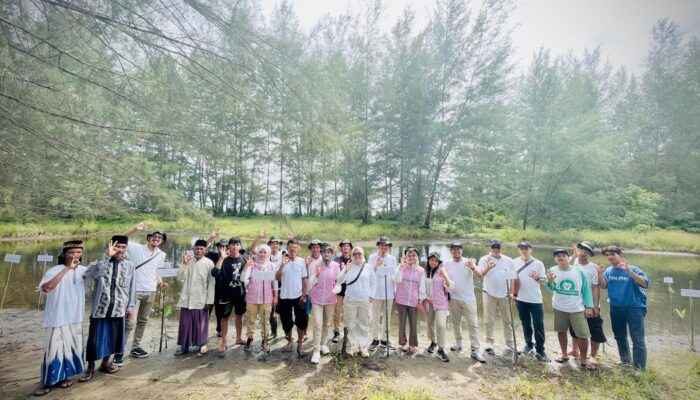 PLN Dan Srikandi PLN Gelar Aksi Tanam 100 Bibit Mangrove