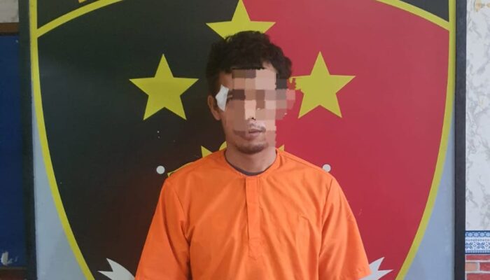 Gegara Tak Senang Dilihat, Bacok Tetangga