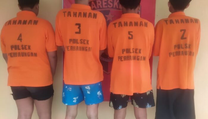 Polsek Perbaungan Tangkap Geng Motor Pelaku Penganiayaan