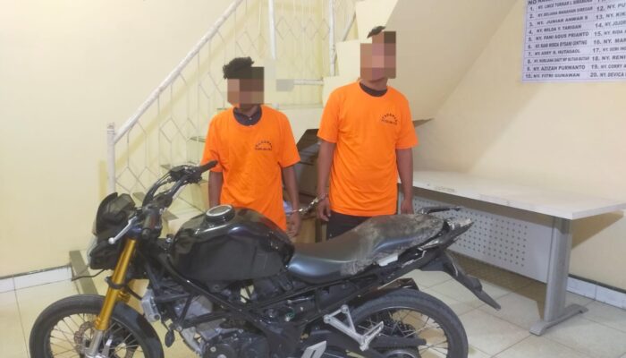 Dua Tersangka Maling Sepeda Motor Diciduk