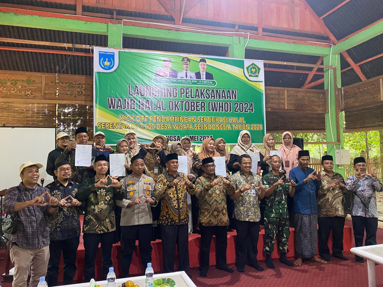 Gampong Wisata Halal Dan Pelaksanaan WHO Dilaunching