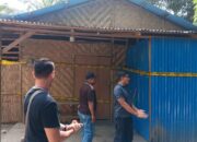 Polres Sergai Tutup Dan Police Line Markas Judi Di Sungai Ular