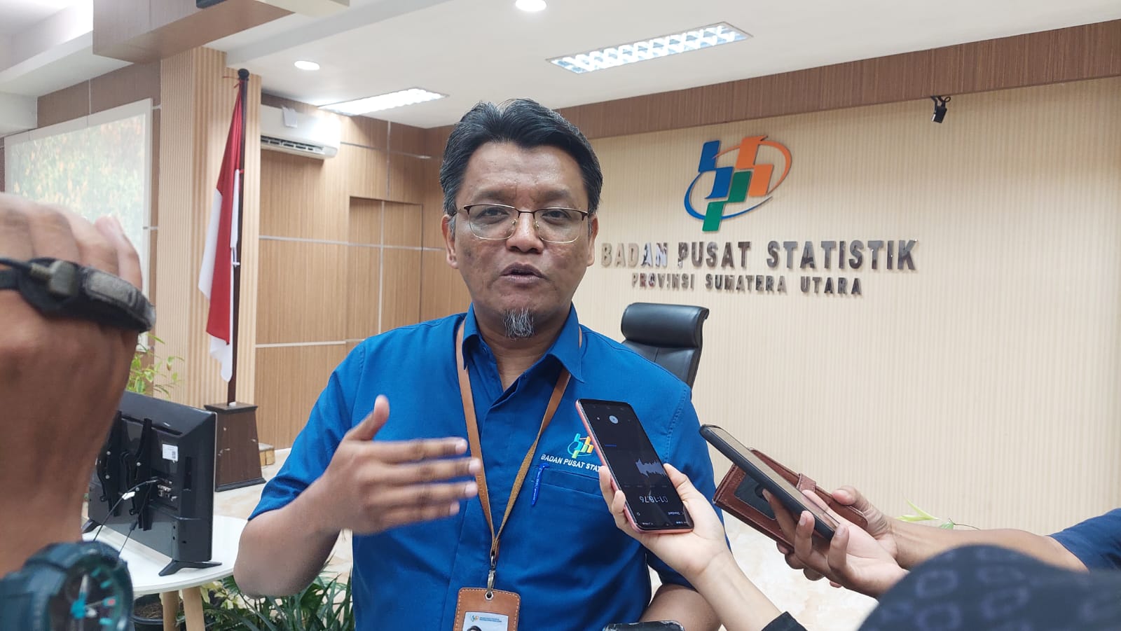 Kepala BPS Sumut Nurul Hasanudin