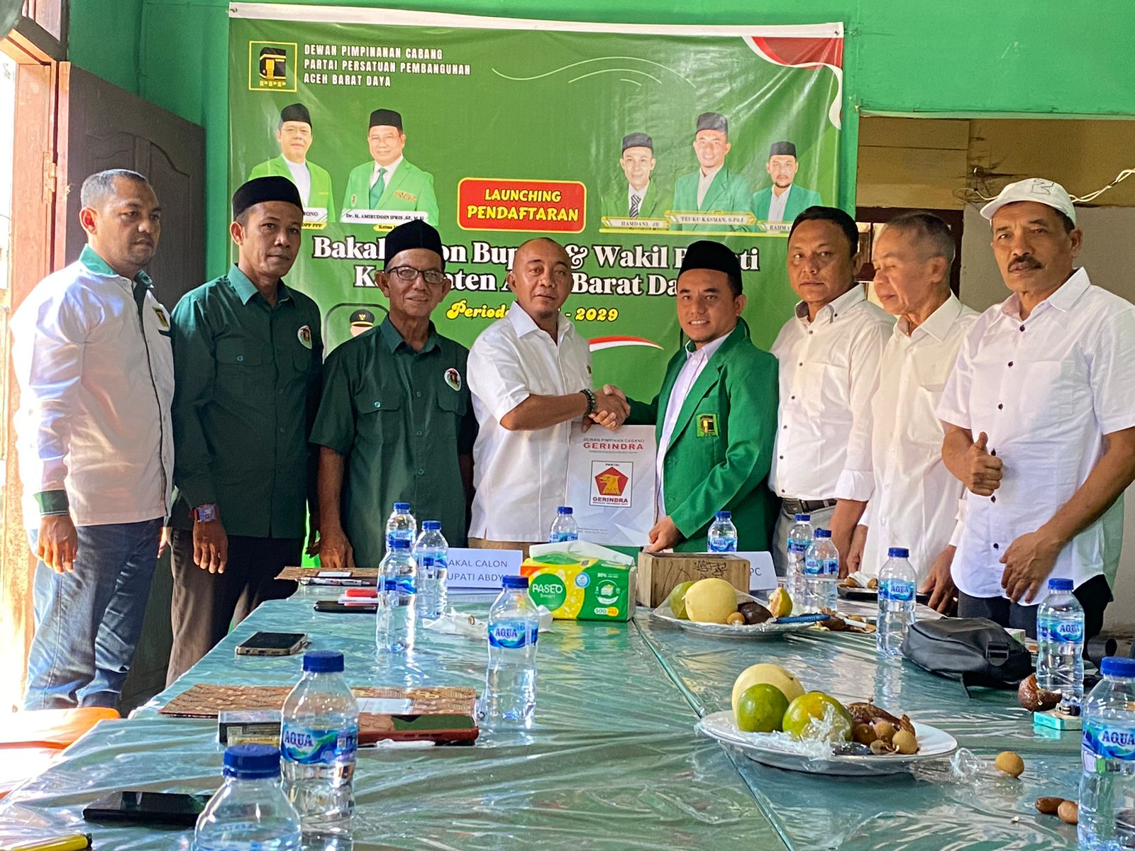 Maju Balon Bupati Abdya, Simbol Bapak Pembangunan Daftar Ke PPP