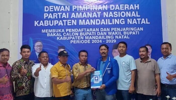 Maju Sebagai Cabup, Fahrizal Efendi Daftar Ke PAN