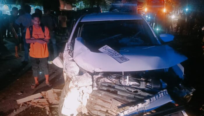 Tiga Mobil Kecelakaan Beruntun Di Langsa, 1 Balita Meninggal