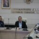 Anggota Komisi VI DPR RI, H. M. Husni SE., MM (tengah) mengapresiasi upaya PLN UID Sumatera Utara memberikan pelayanan terbaik kepada masyarakat di Sumatera Utara di hadapan General Manager PLN UID Sumatera Utara, Saleh Siswanto (kiri) dan Senior Manager Perencanaan, MX Wahyu C. Prasetyo (kanan), Selasa (7/5).