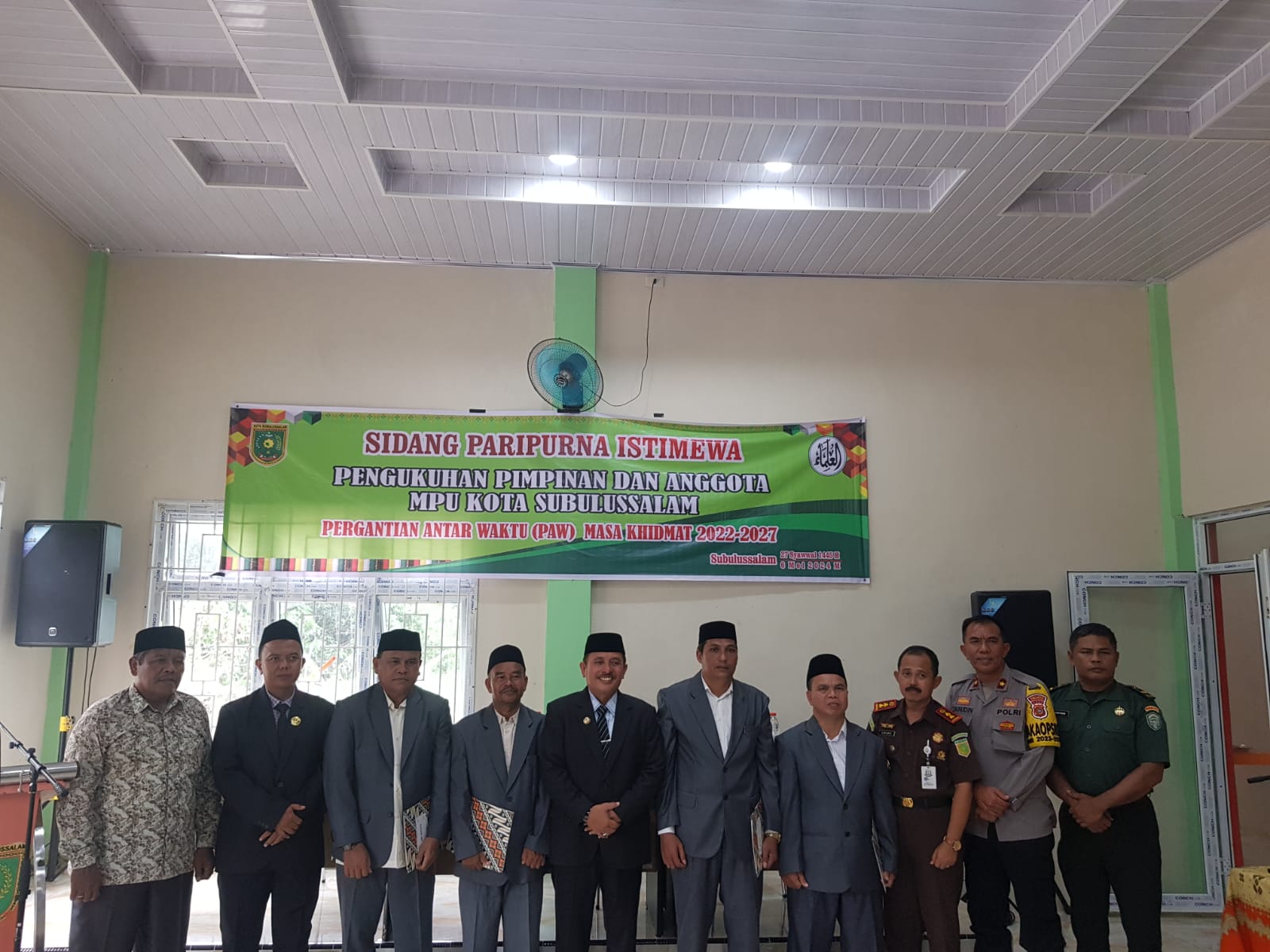 Dikukuhkan MPU Subulussalam PAW, Almarhum Maskur Didoakan