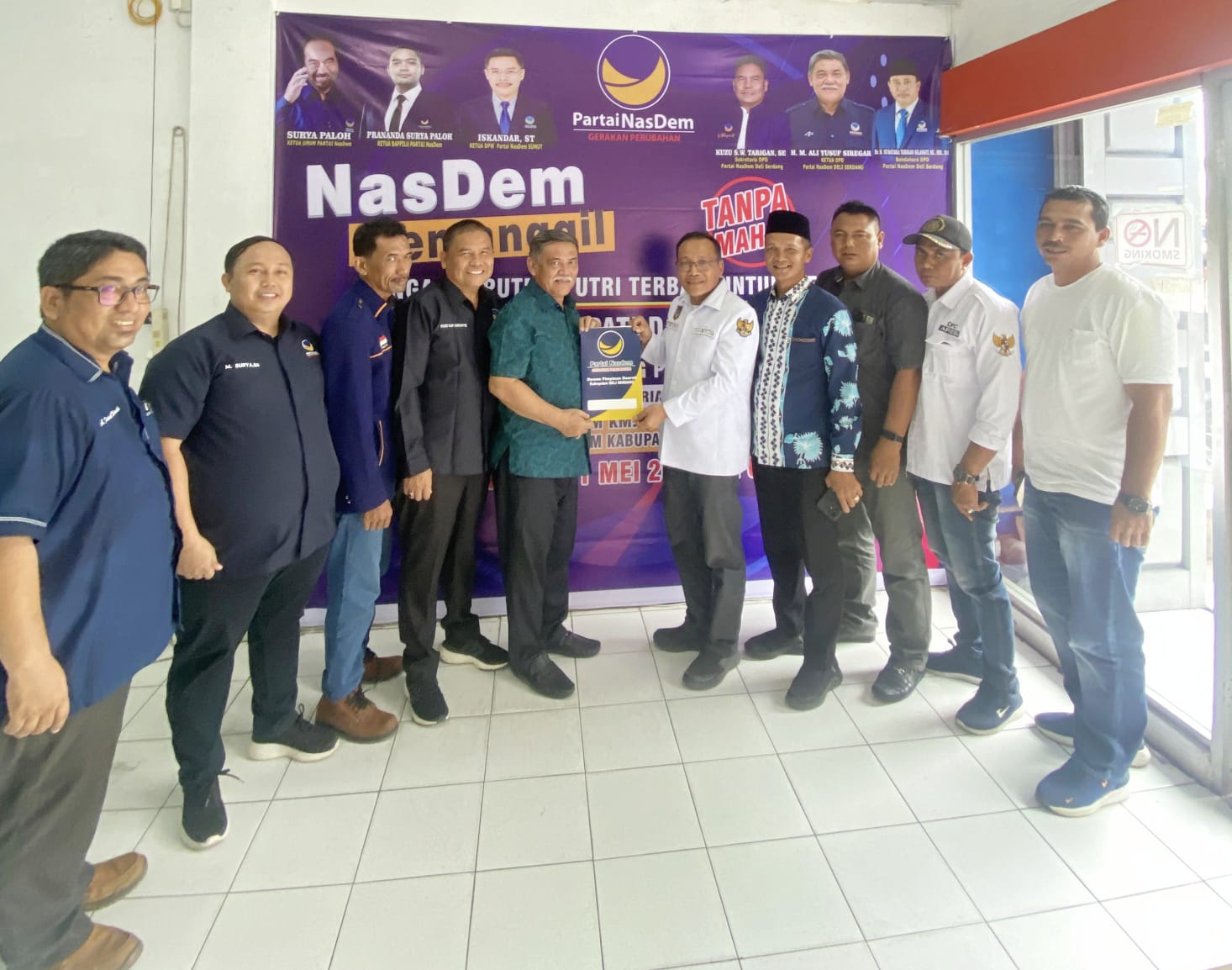 Tingkatkan Ekonomi Desa, Hajeman Daftar Wabup Deliserdang Di NasDem