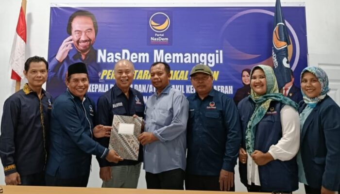 Jafar Syahbudin Ritonga Daftar Ke NasDem Tapsel