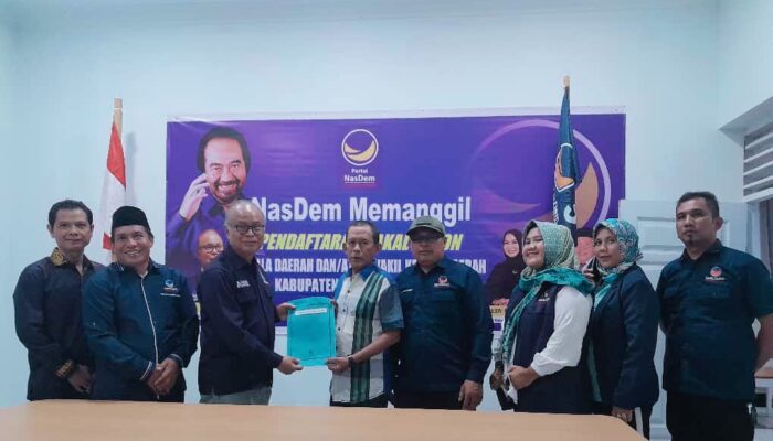 Serius Berkompetisi Di Pilkada Tapsel, Ahmad Fauzan Daulay Daftar Ke Partai Nasdem