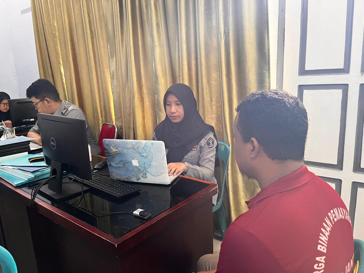 Bapas Banda Aceh Ambil Data Litmas Integrasi 49 WBP Rutan Jantho