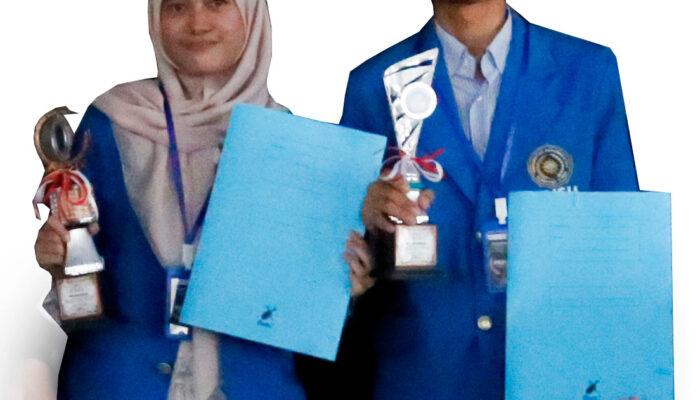 2 Mahasiswa UMSU Sandingkan Juara 1 Pilmapres Se-Sumut