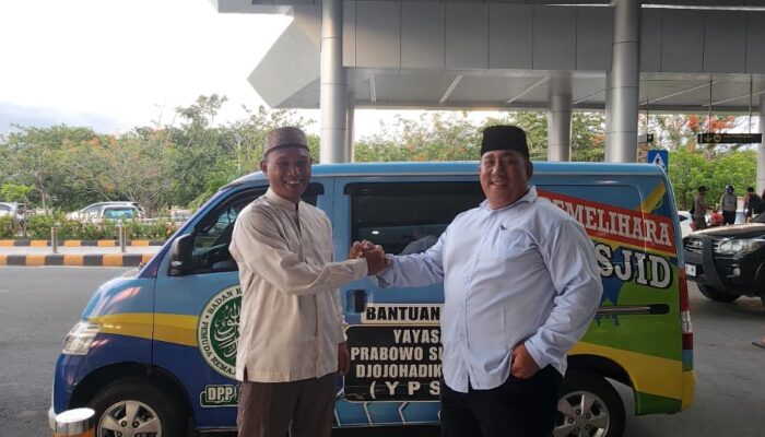 DPP BKPRMI Dan Yayasan Prabowo Subianto Berikan Bantuan Mobil Pemelihara Masjid