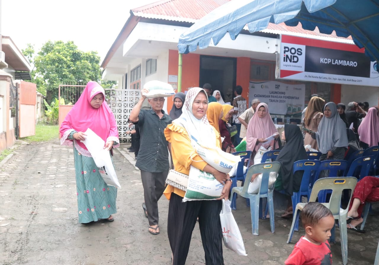 Aceh Besar Salurkan Bantuan Cadangan Pangan Tahap II