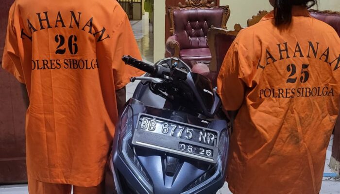 Sepasang Kekasih Terduga Curanmor Ditangkap