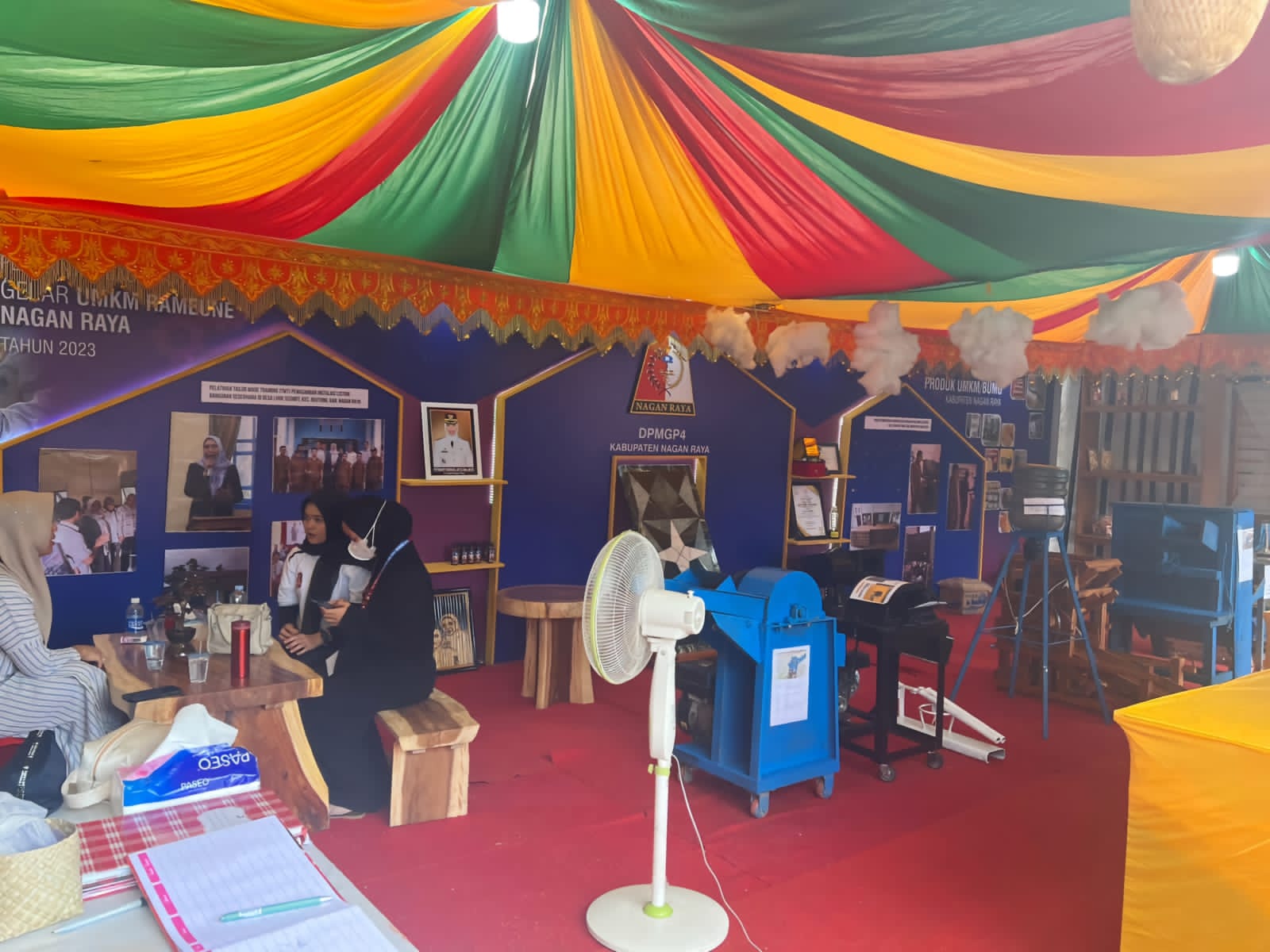 DPMGP4 Nagan Raya Pamerkan Alat Tradisional Di GTTG