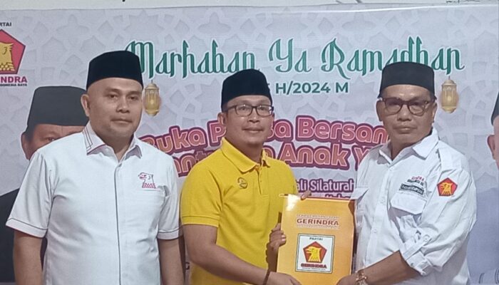 Irsan Kandidat Pertama Ambil Formulir Ke Gerindra Sidimpuan